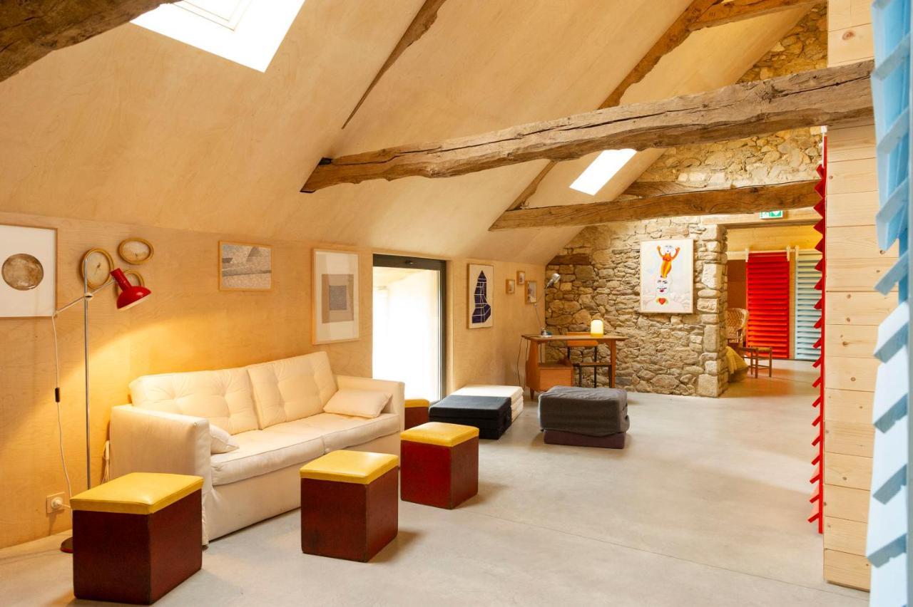 La Ferme Du Golf, Gite Atypique Et Artistique Lancieux Ngoại thất bức ảnh